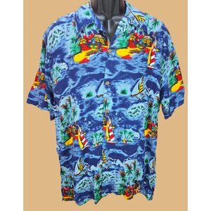 Thumbs Up Sportswear Hawaiian Shirt Medium